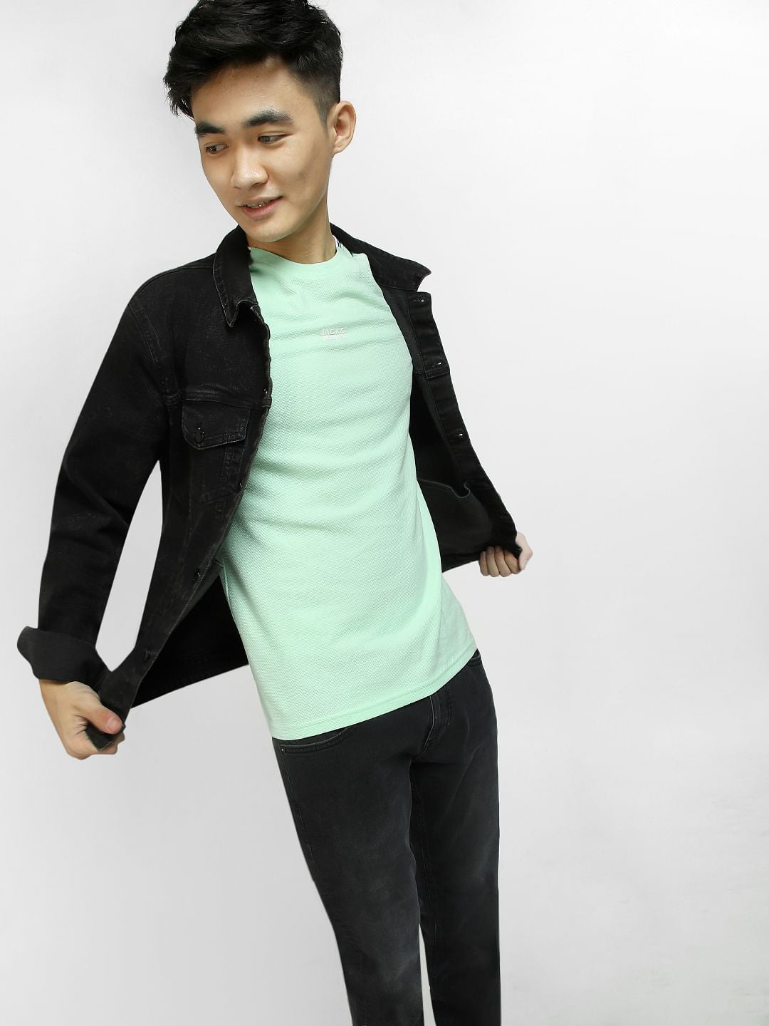 Light Green Crew Neck T-shirt