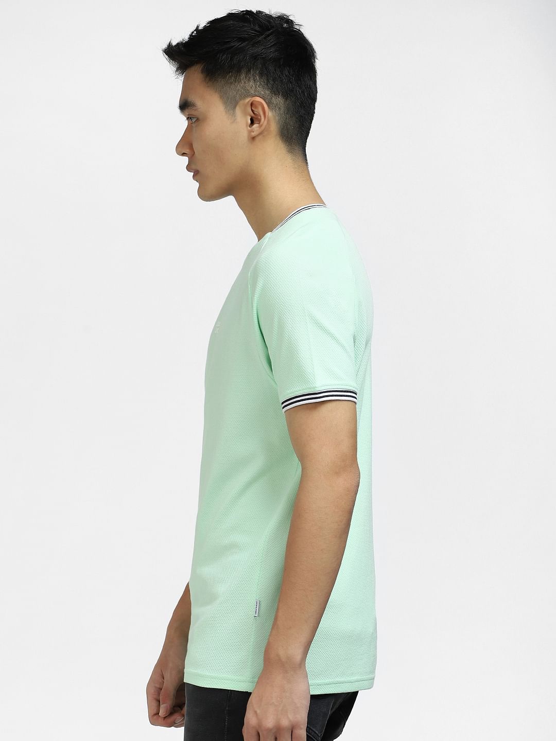 Light Green Crew Neck T-shirt
