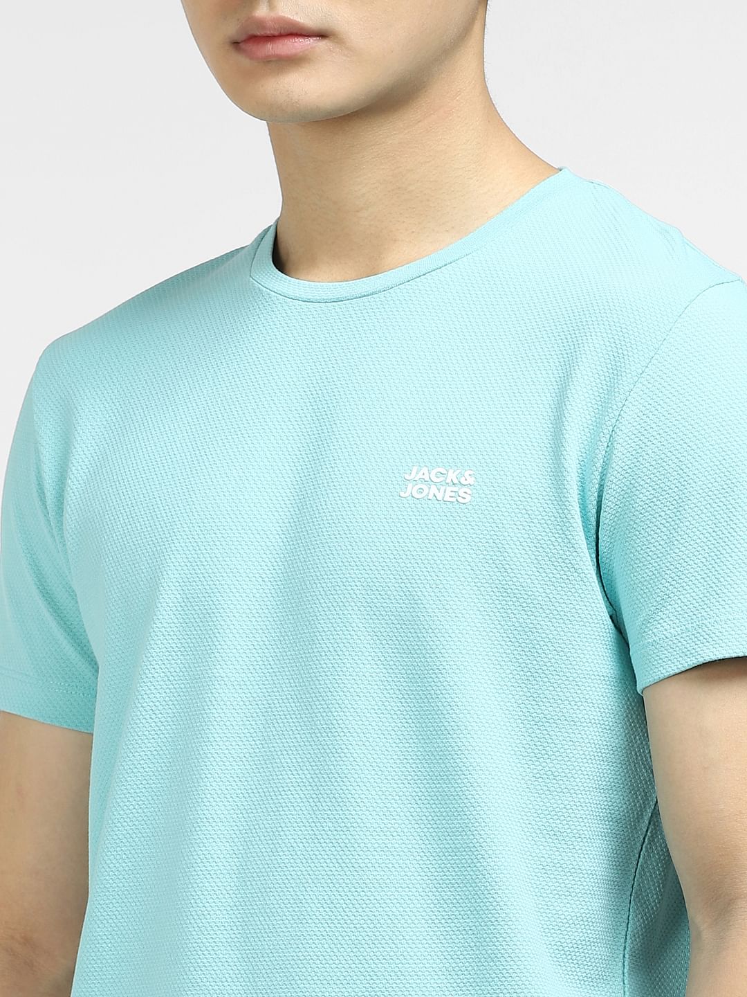 Light Blue Crew Neck T-shirt