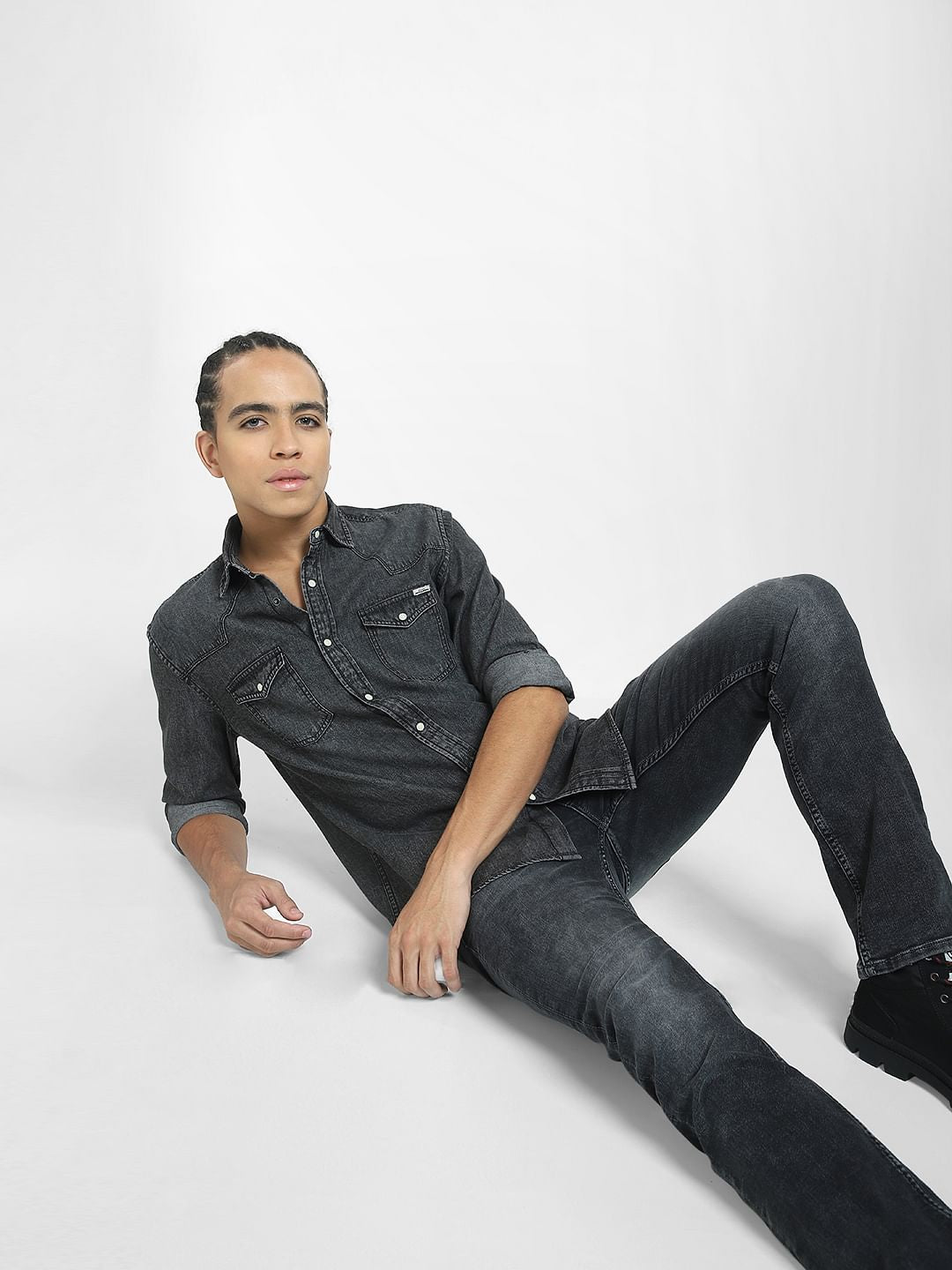 Jeans Combination Black Shirt With Dark Jeans Buy Black Denim