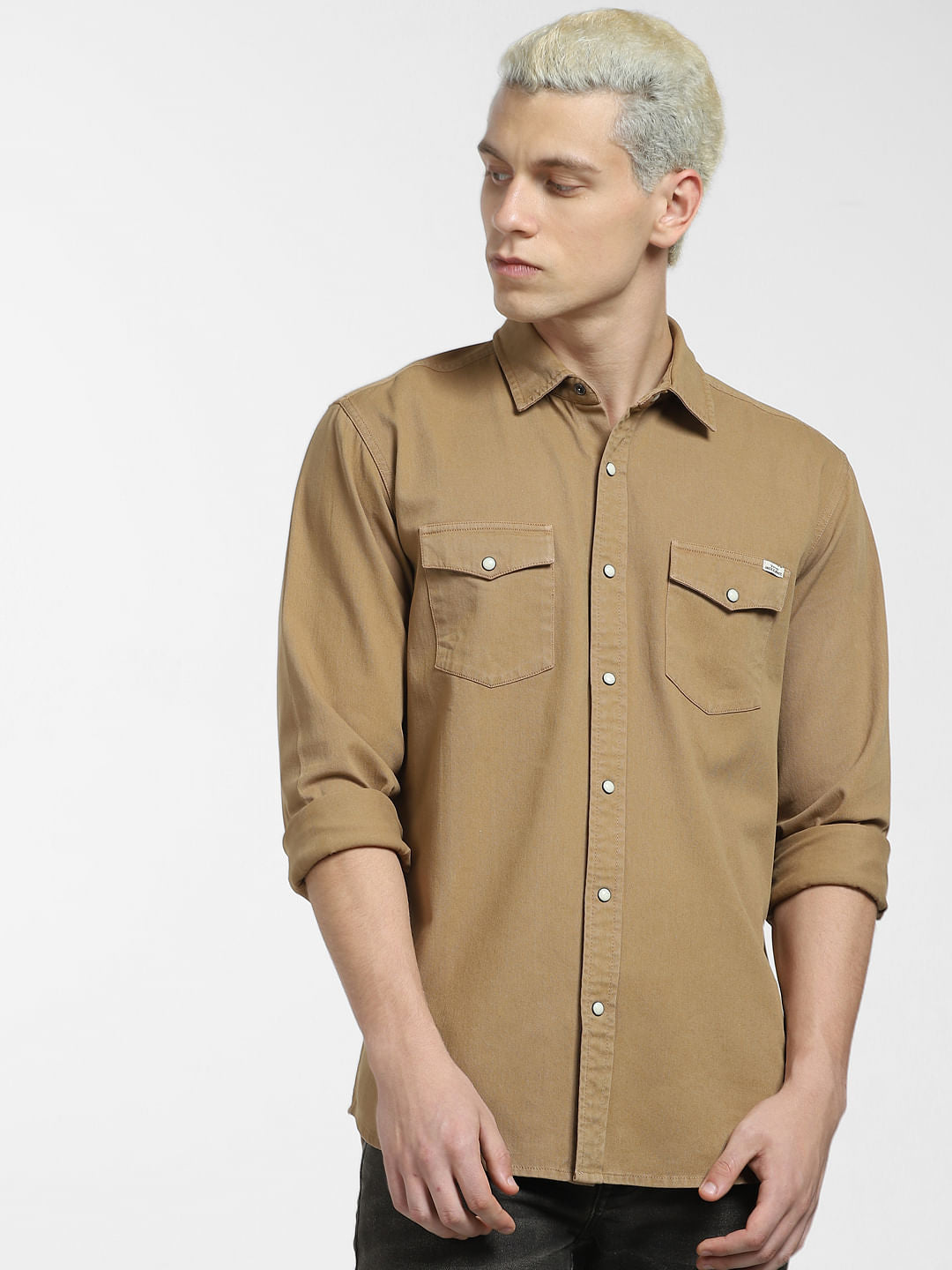 Brown Full Sleeves Shirt