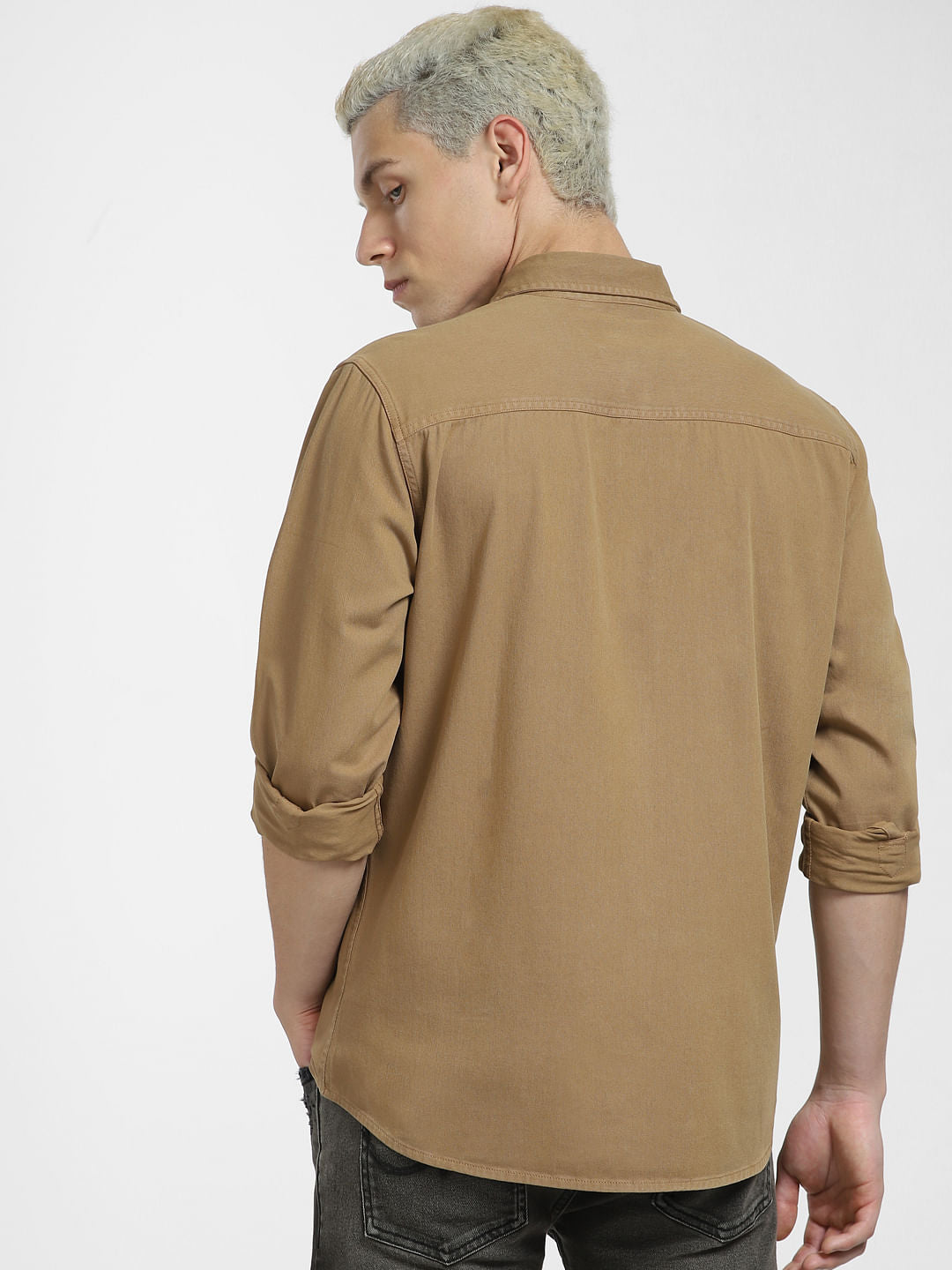 Brown Full Sleeves Shirt