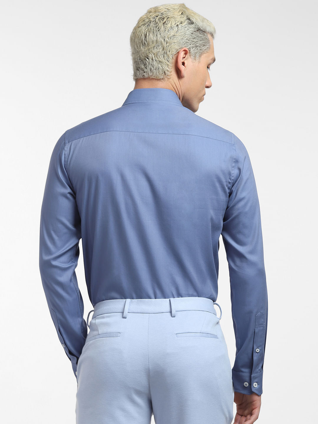 Blue Full Sleeves Shirt