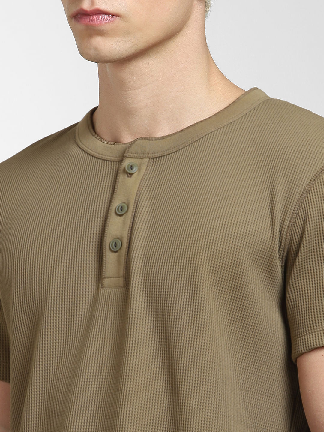 Green Henley T-shirt