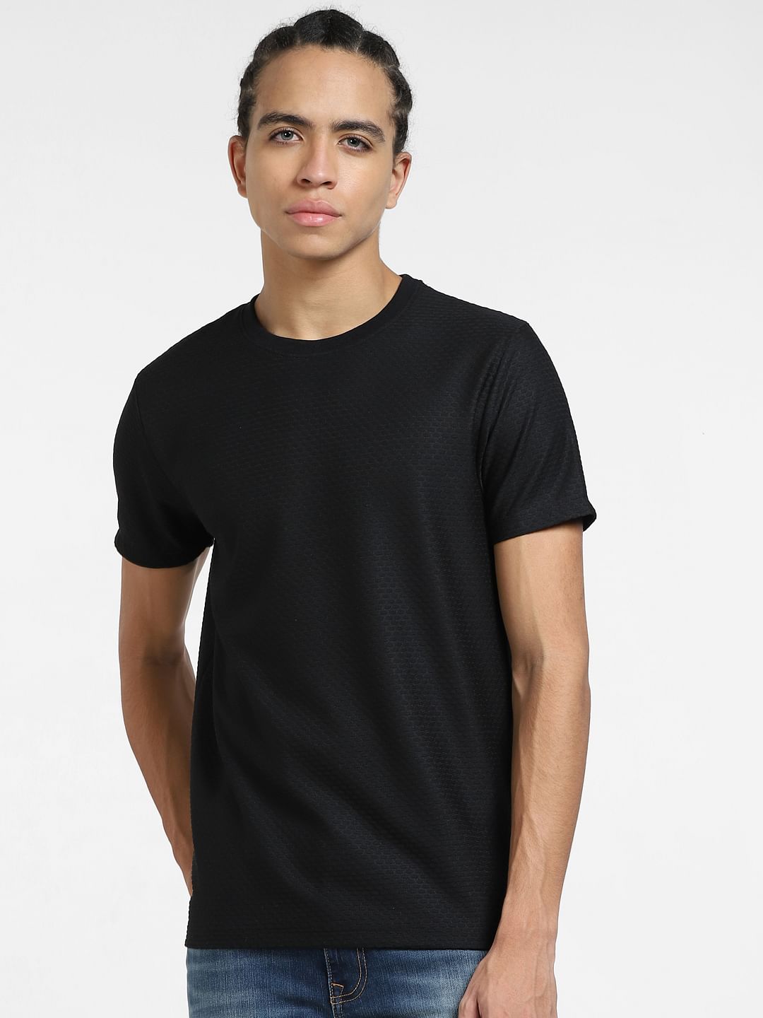 Black Crew Neck T-shirt