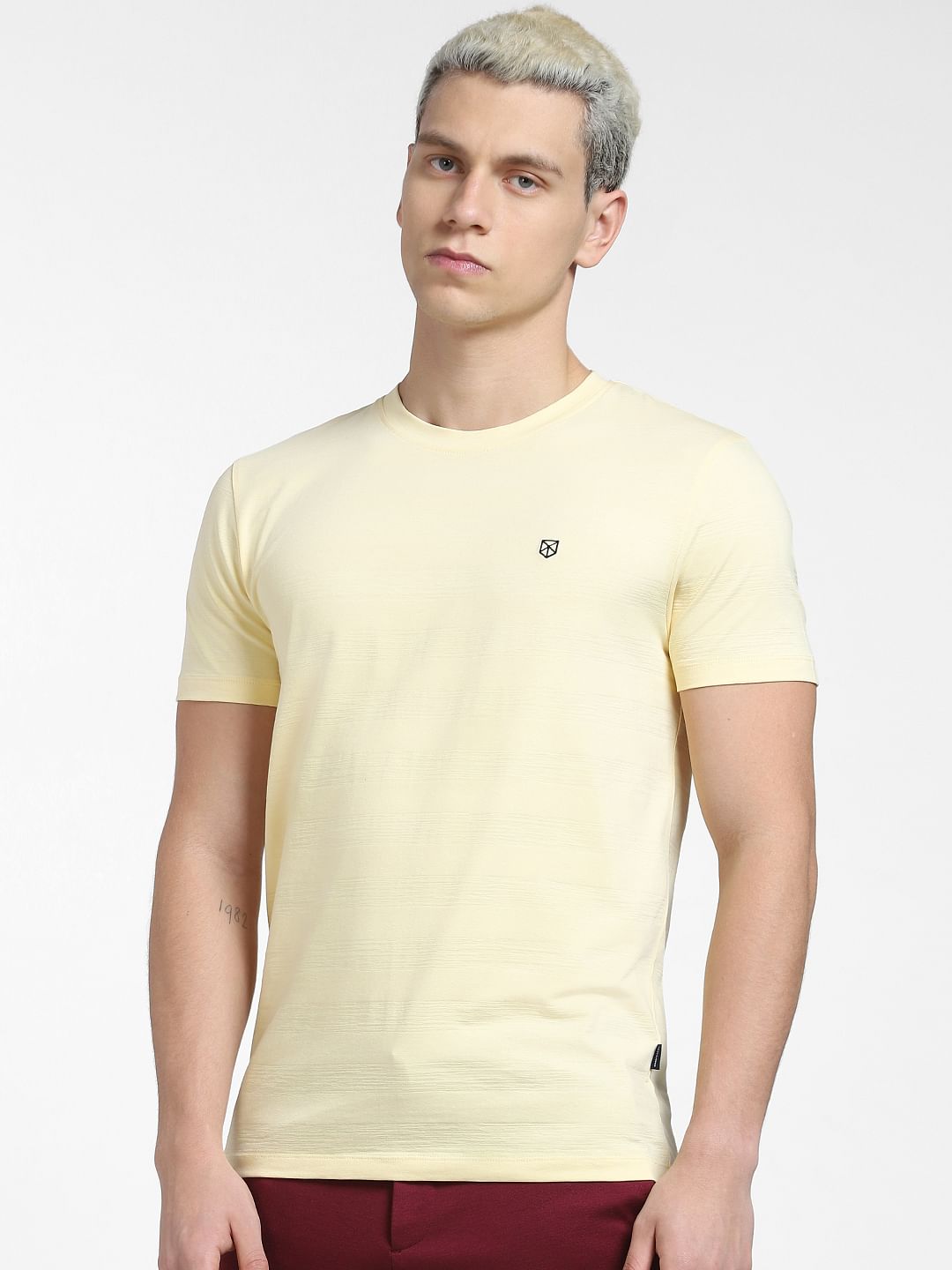 Yellow Crew Neck T-shirt