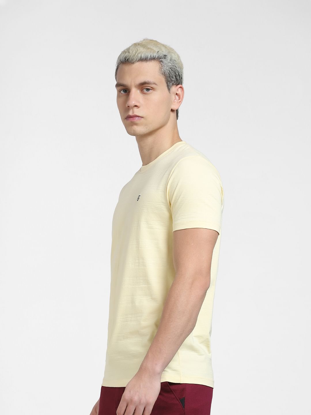 Yellow Crew Neck T-shirt