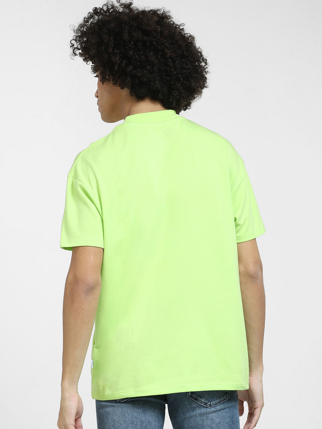 Lime Green Crew Neck T-shirt