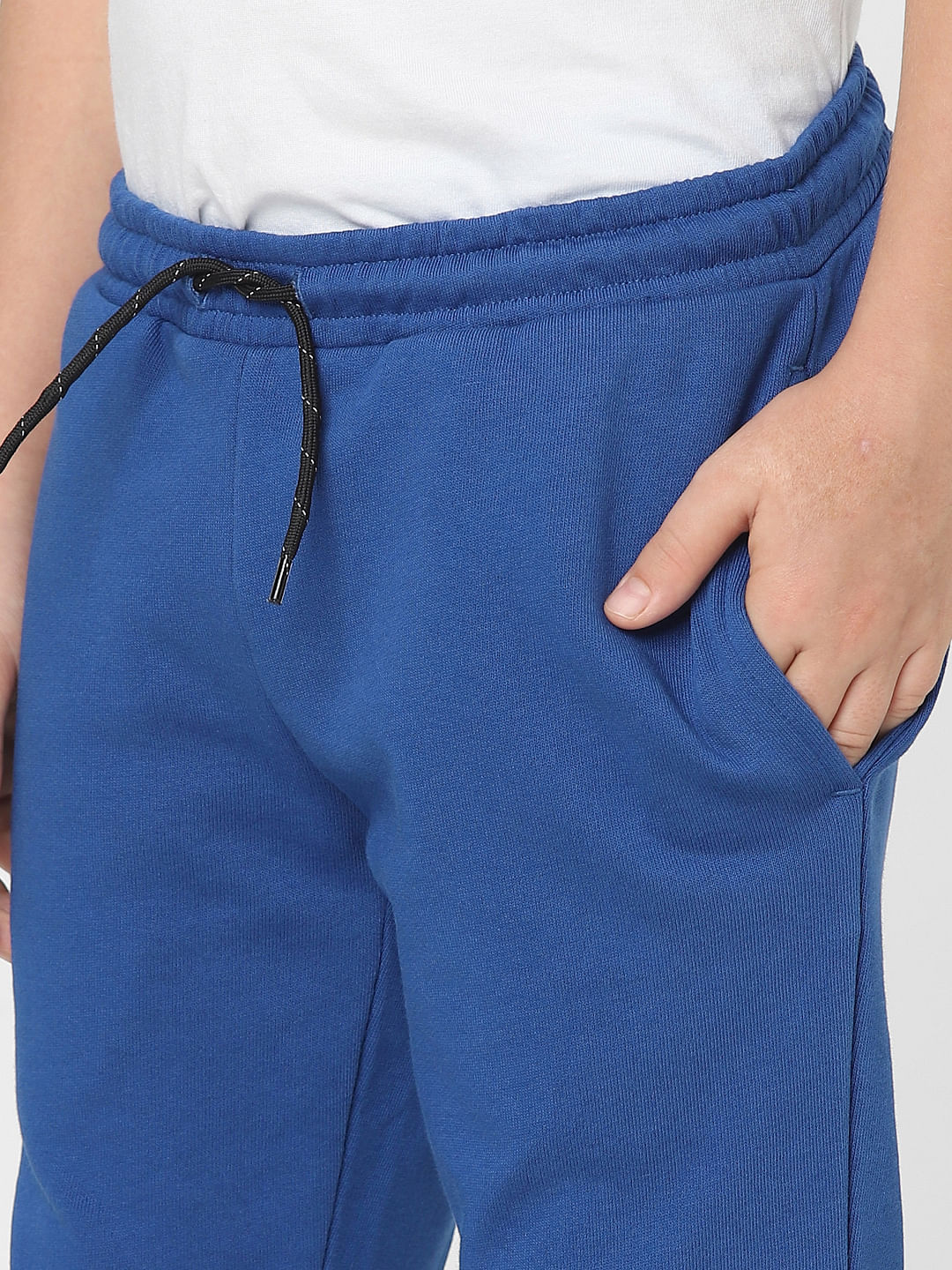 Boys Blue Mid Rise Sweatpants