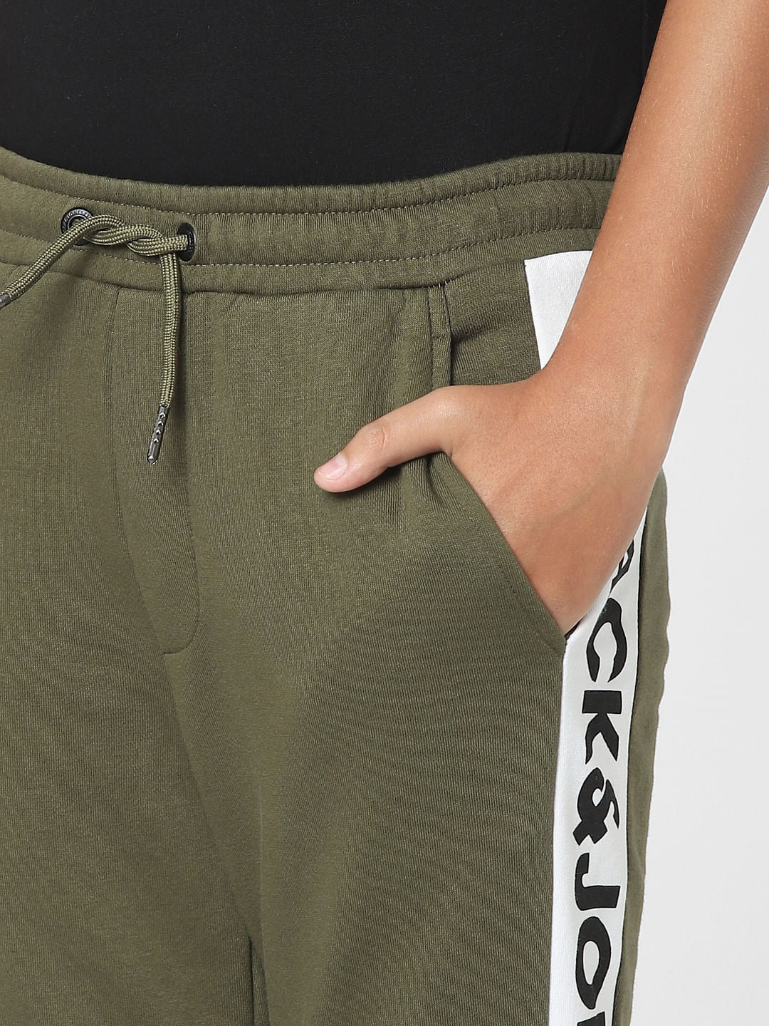 Green Mid Rise Sweatpants