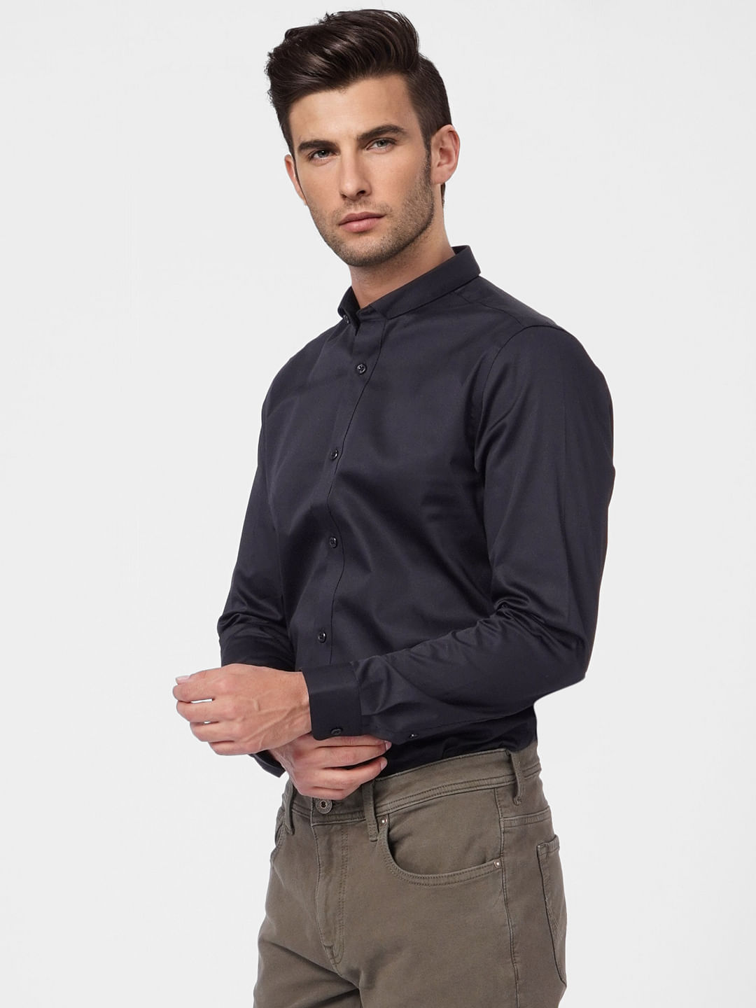 Black Full Sleeves Shirt