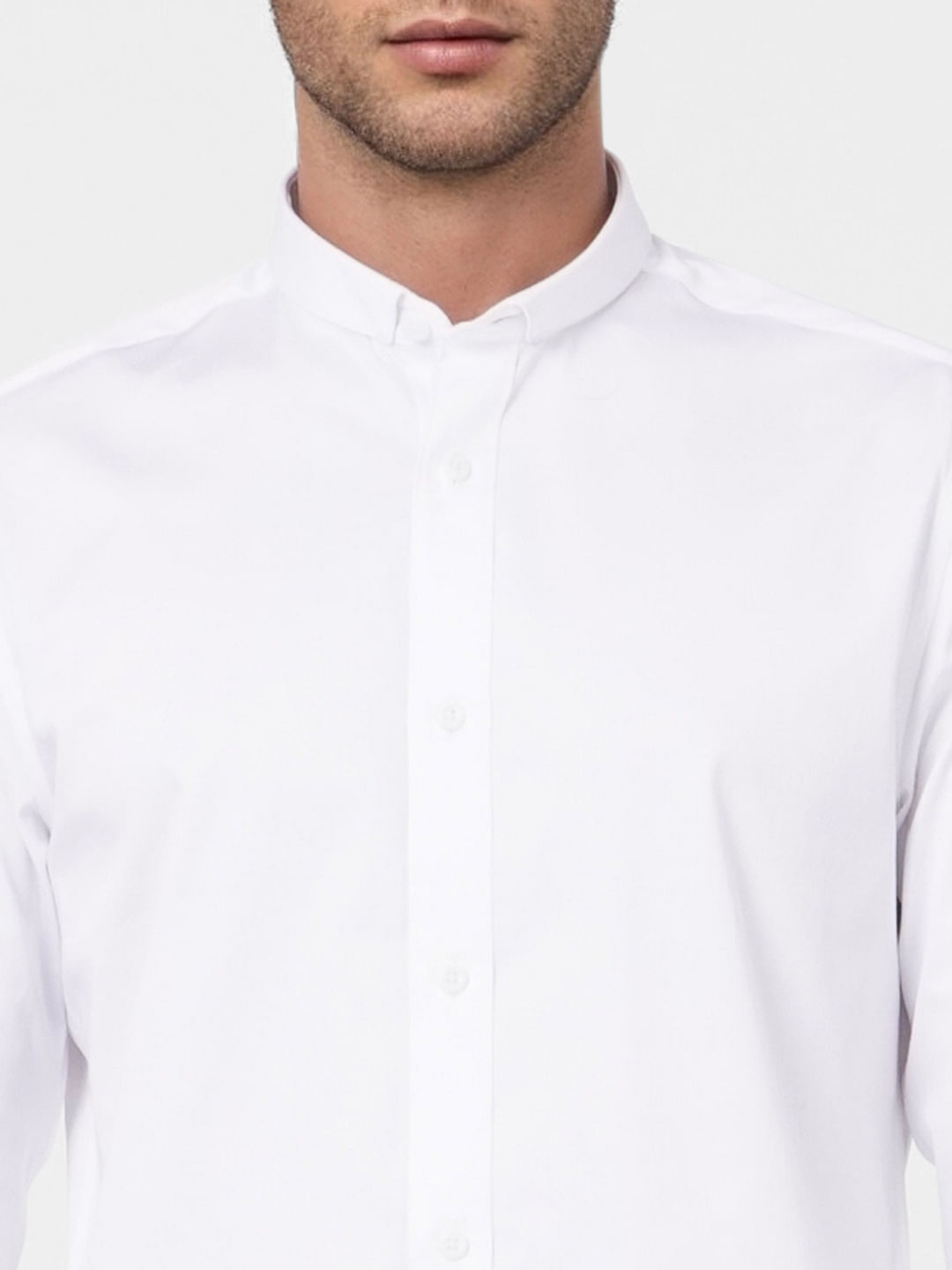 White Full Sleeves Shirt