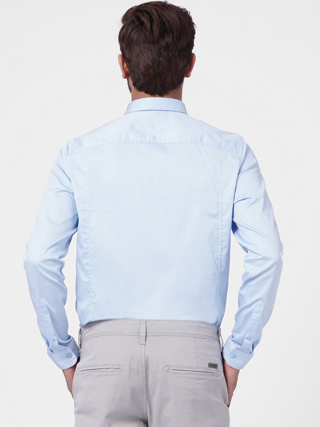 Light Blue Full Sleeves Shirt