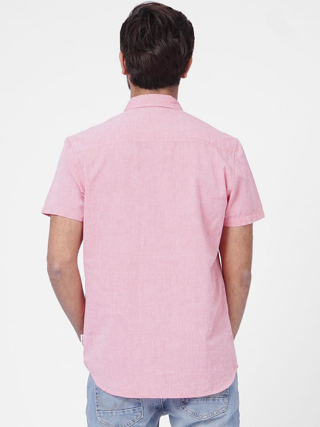 Pink Short Sleeves Shirt
