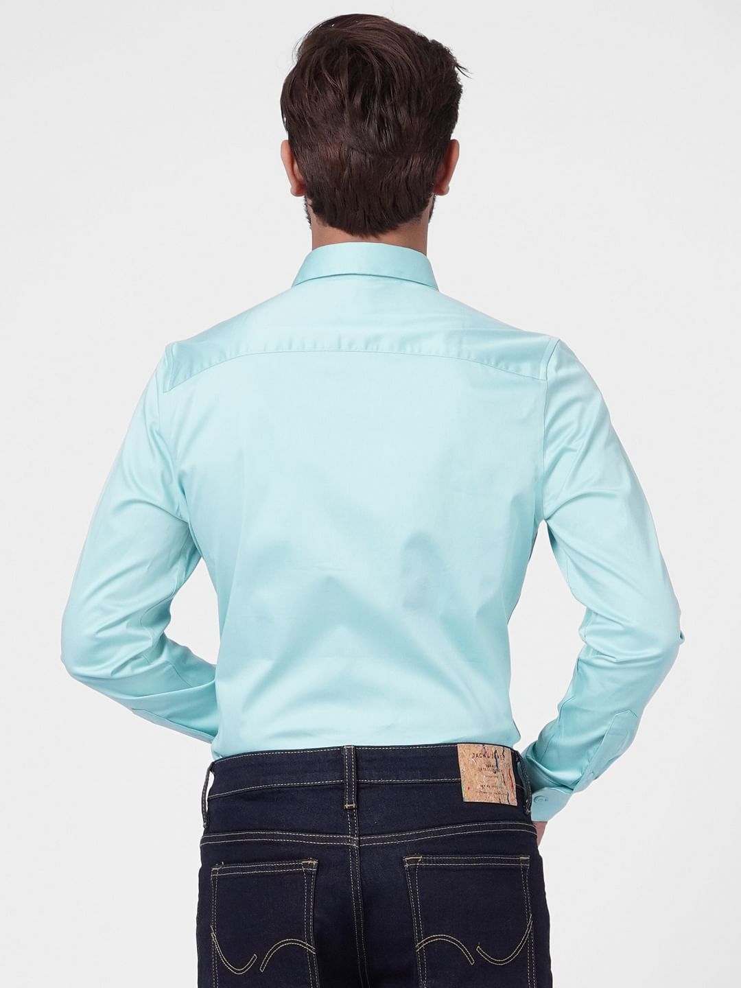 Light Blue Full Sleeves Shirt