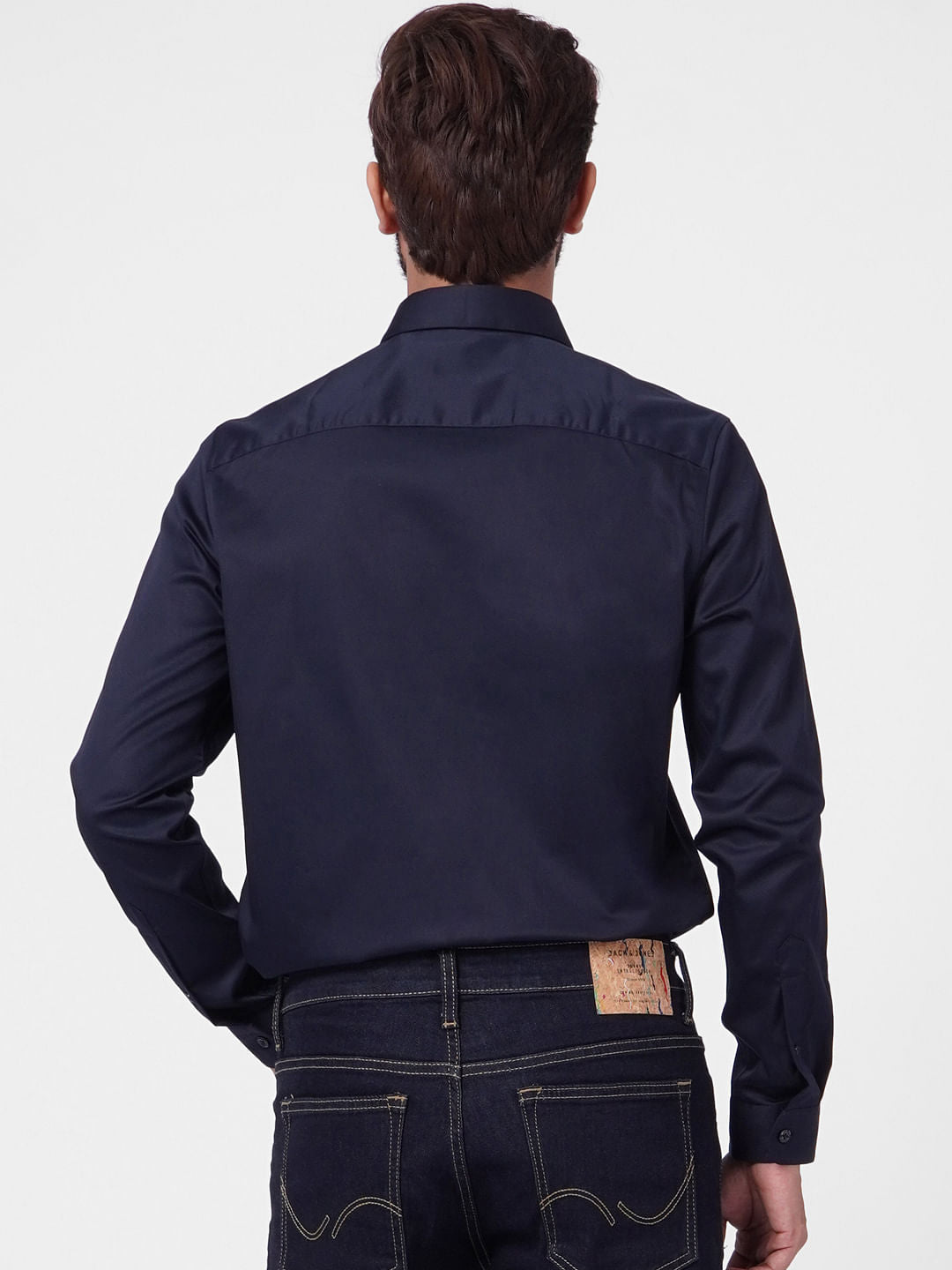 Dark Blue Full Sleeves Shirt