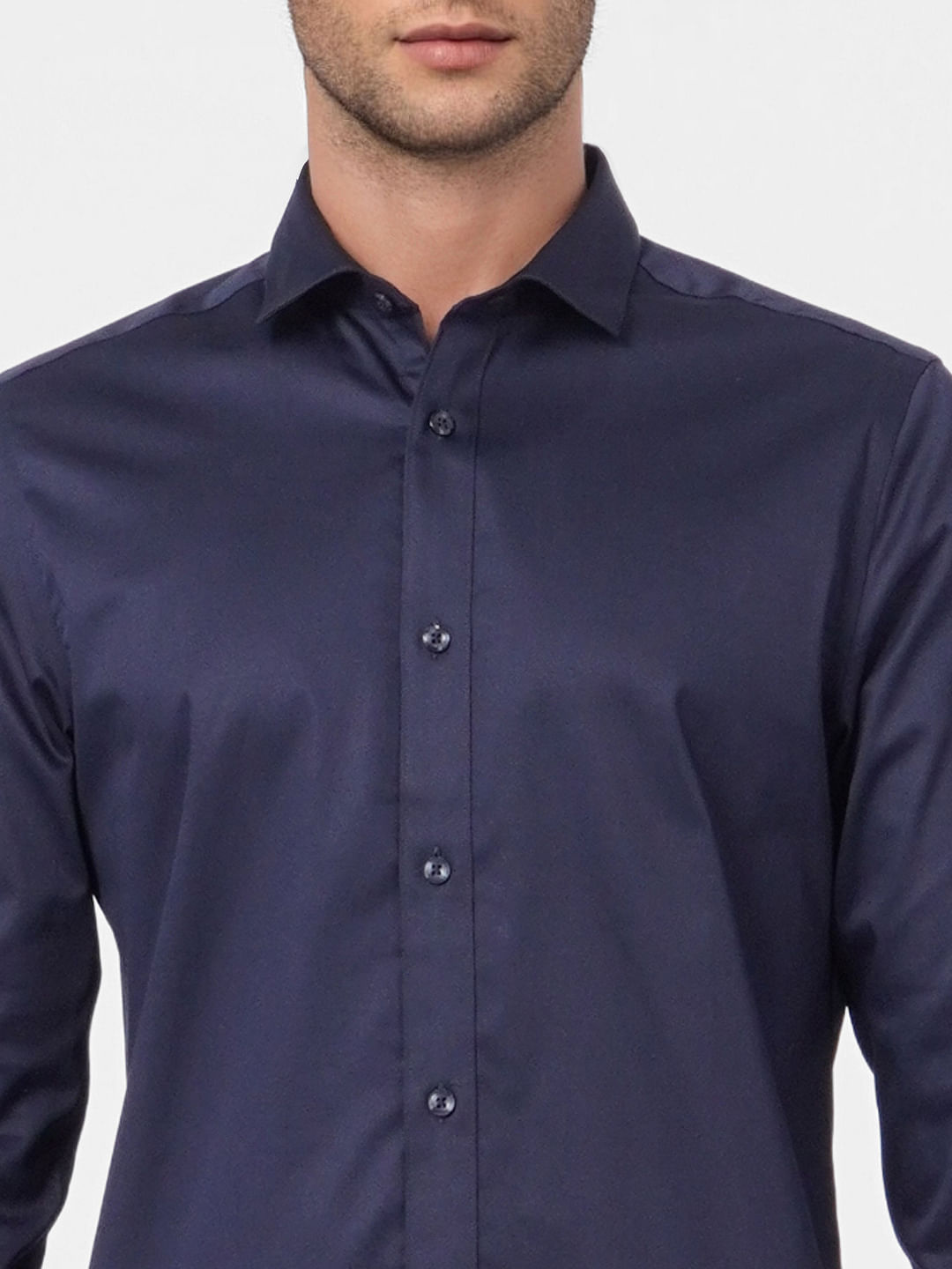 Dark Blue Full Sleeves Shirt