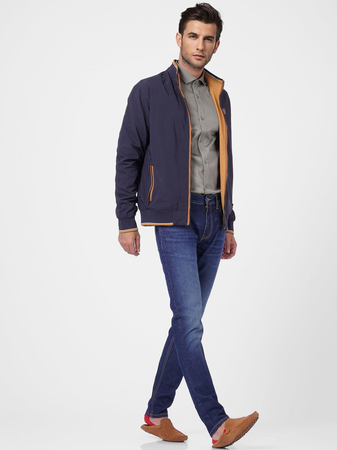 Dark Grey Full Sleeves Shirt