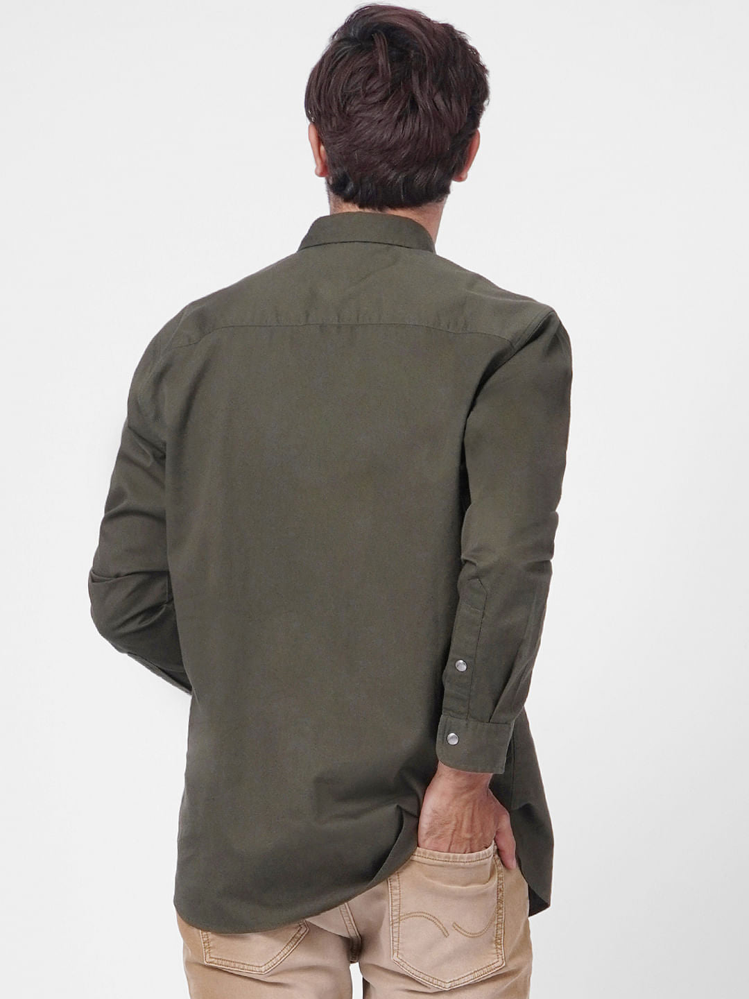 Green Full Sleeves Shirt