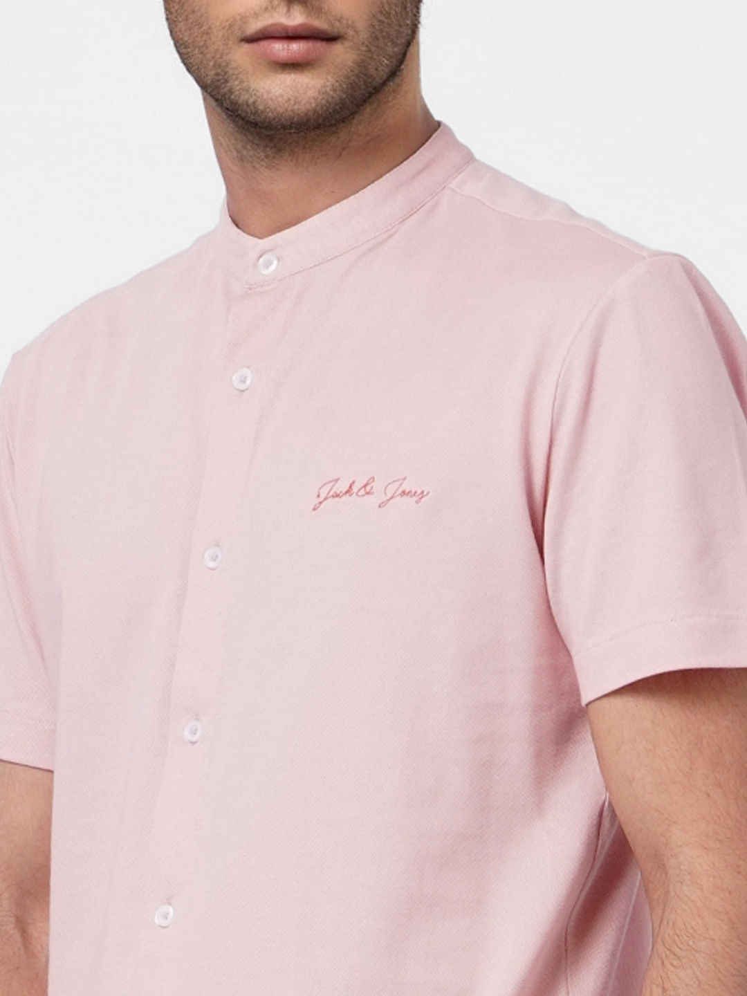 Peach Short Sleeves Shirt
