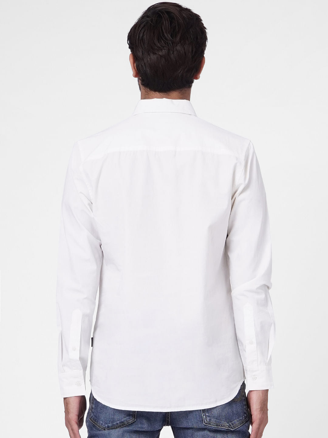 White Full Sleeves Shirt