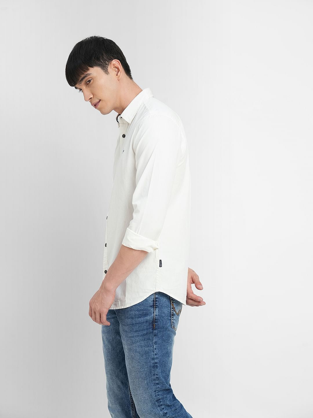 White Full Sleeves Shirt