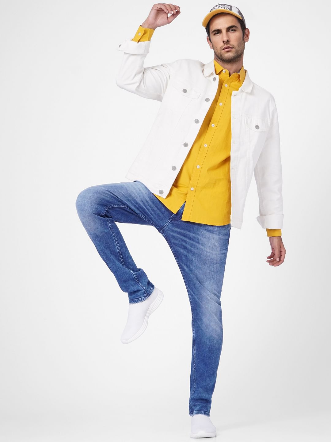 Yellow Full Sleeves Shirt