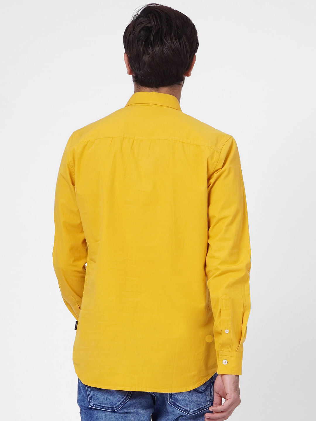 Yellow Full Sleeves Shirt
