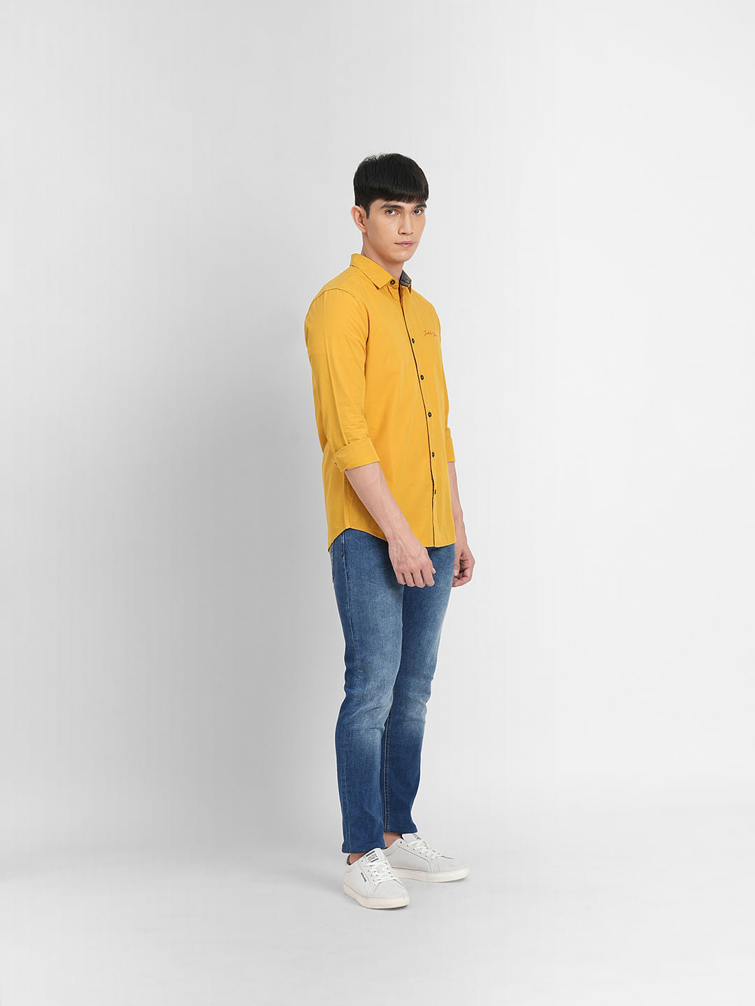 Yellow Full Sleeves Shirt