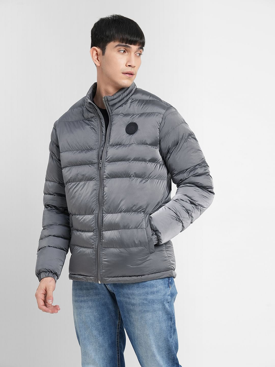 Grey Puffer Jacket