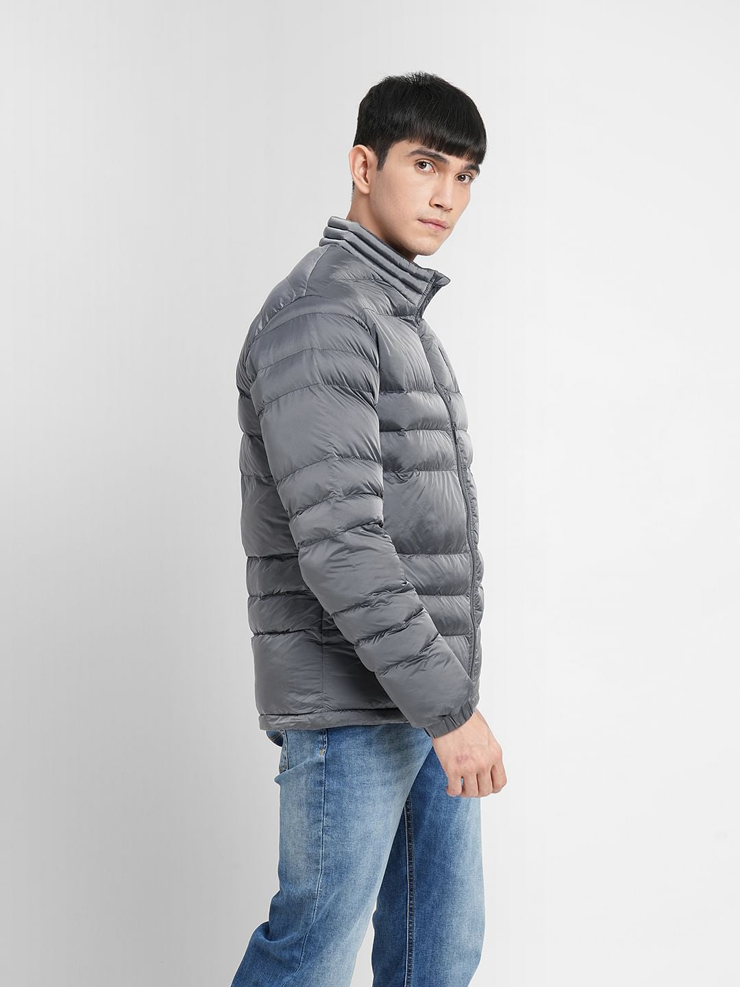 Grey Puffer Jacket