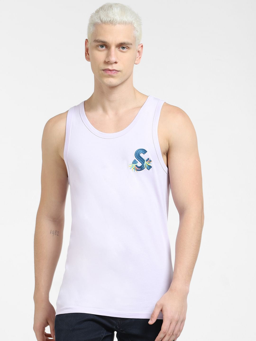 Lilac Crew Neck Vest