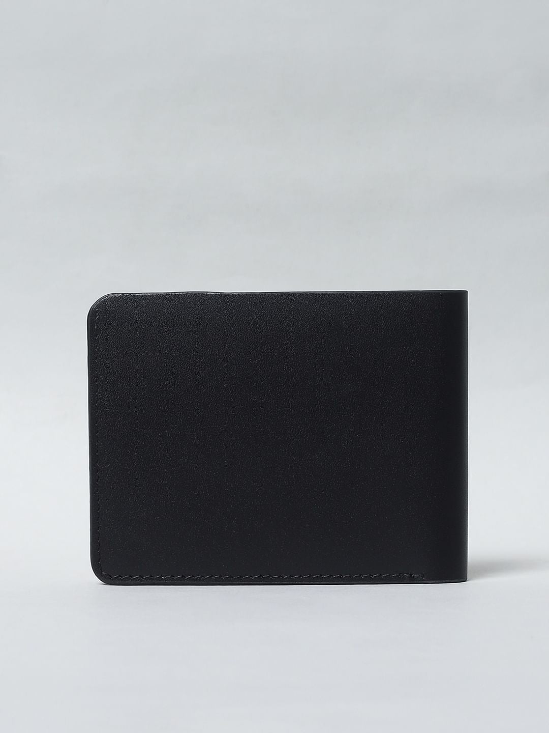 Black Studded Leather Wallet