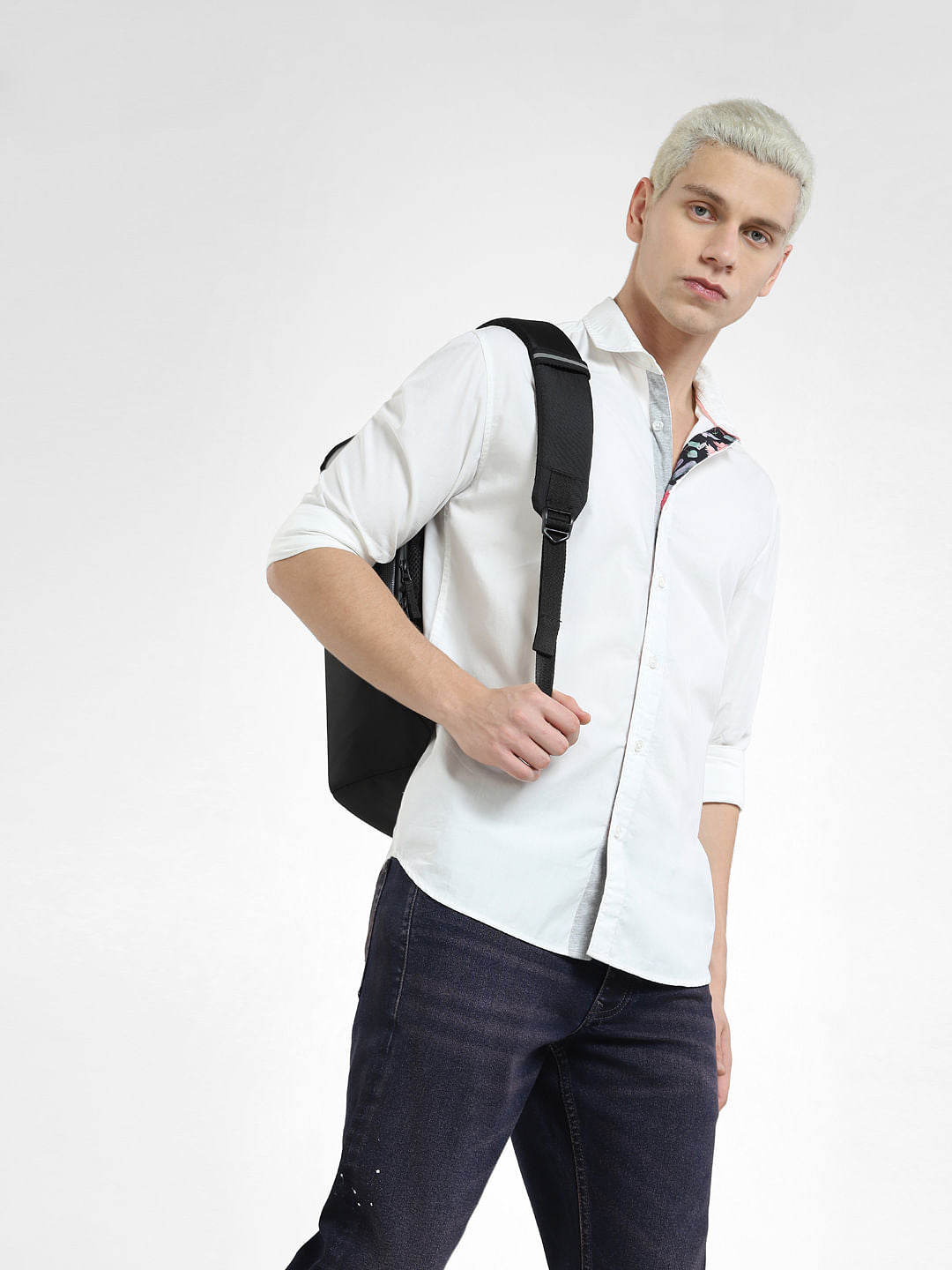 White Full Sleeves Shirt