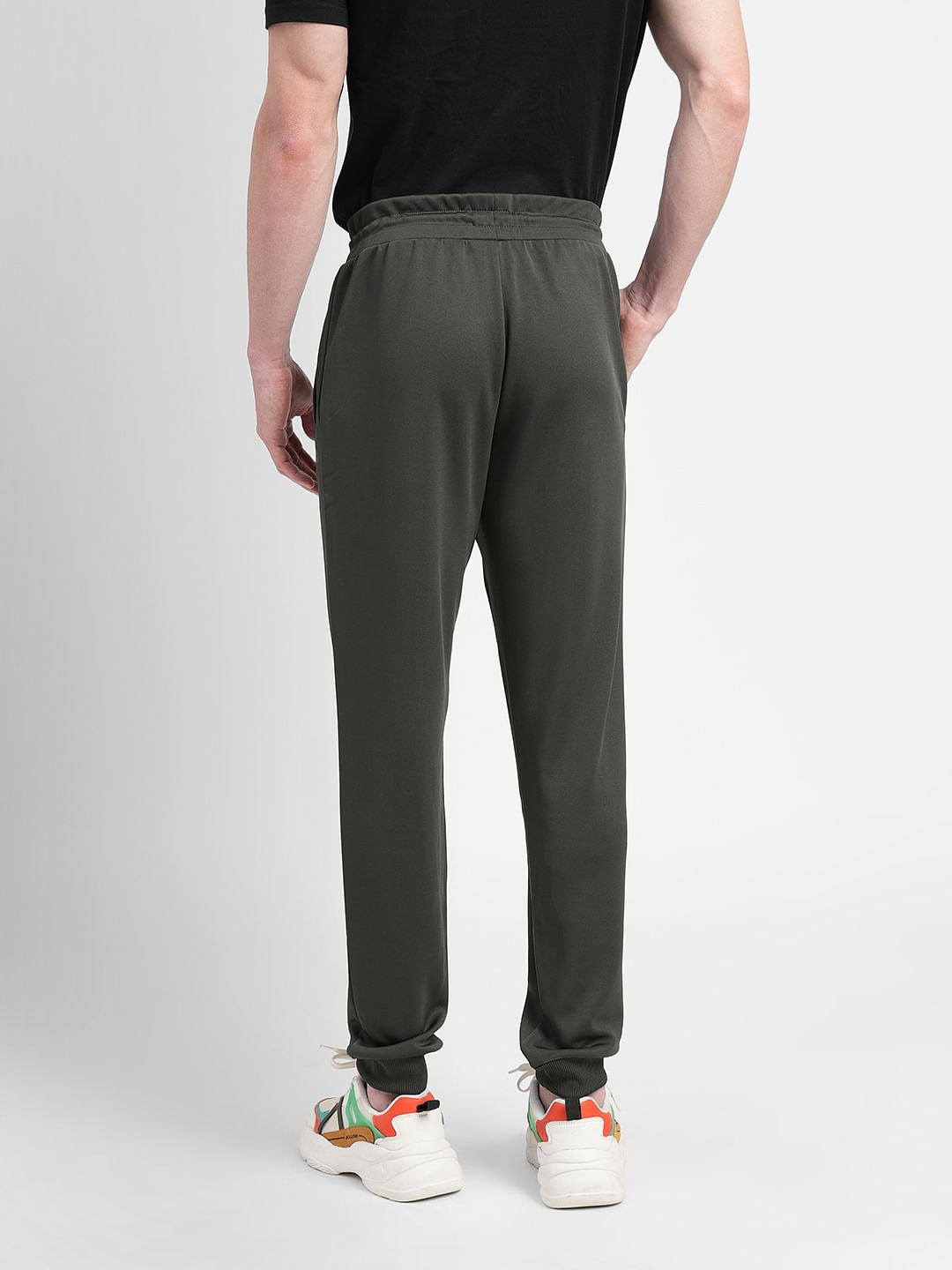 Dark Grey Logo Print Tracksuit