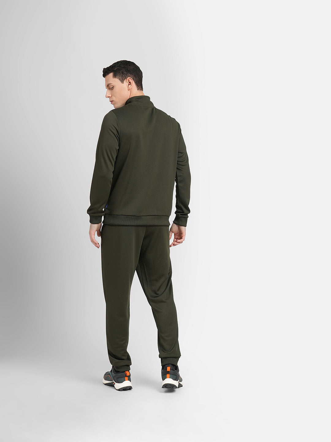 Black Logo Print Tracksuit