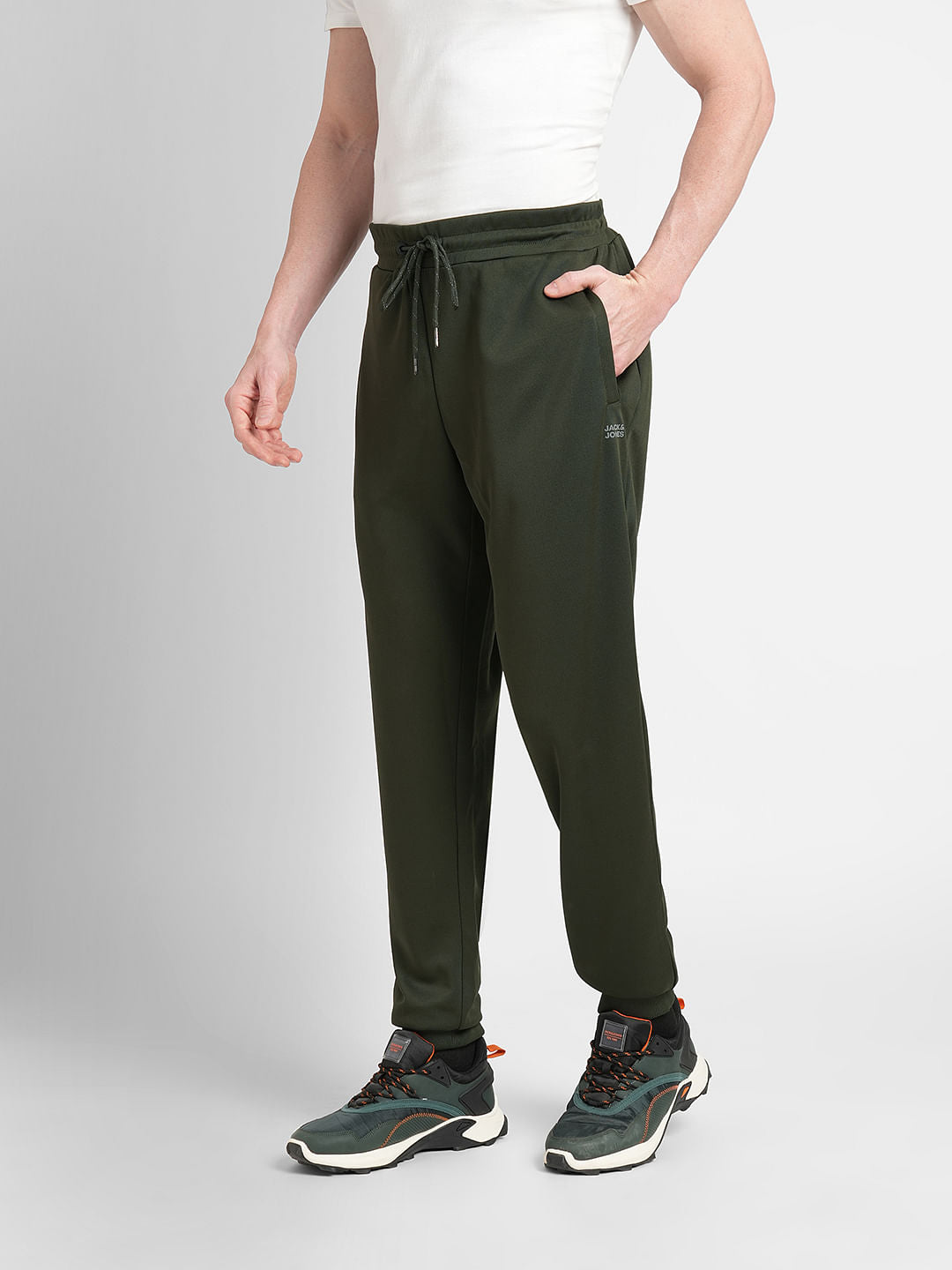 Black Logo Print Tracksuit