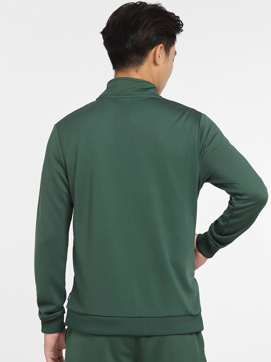 Green Logo Print Tracksuit