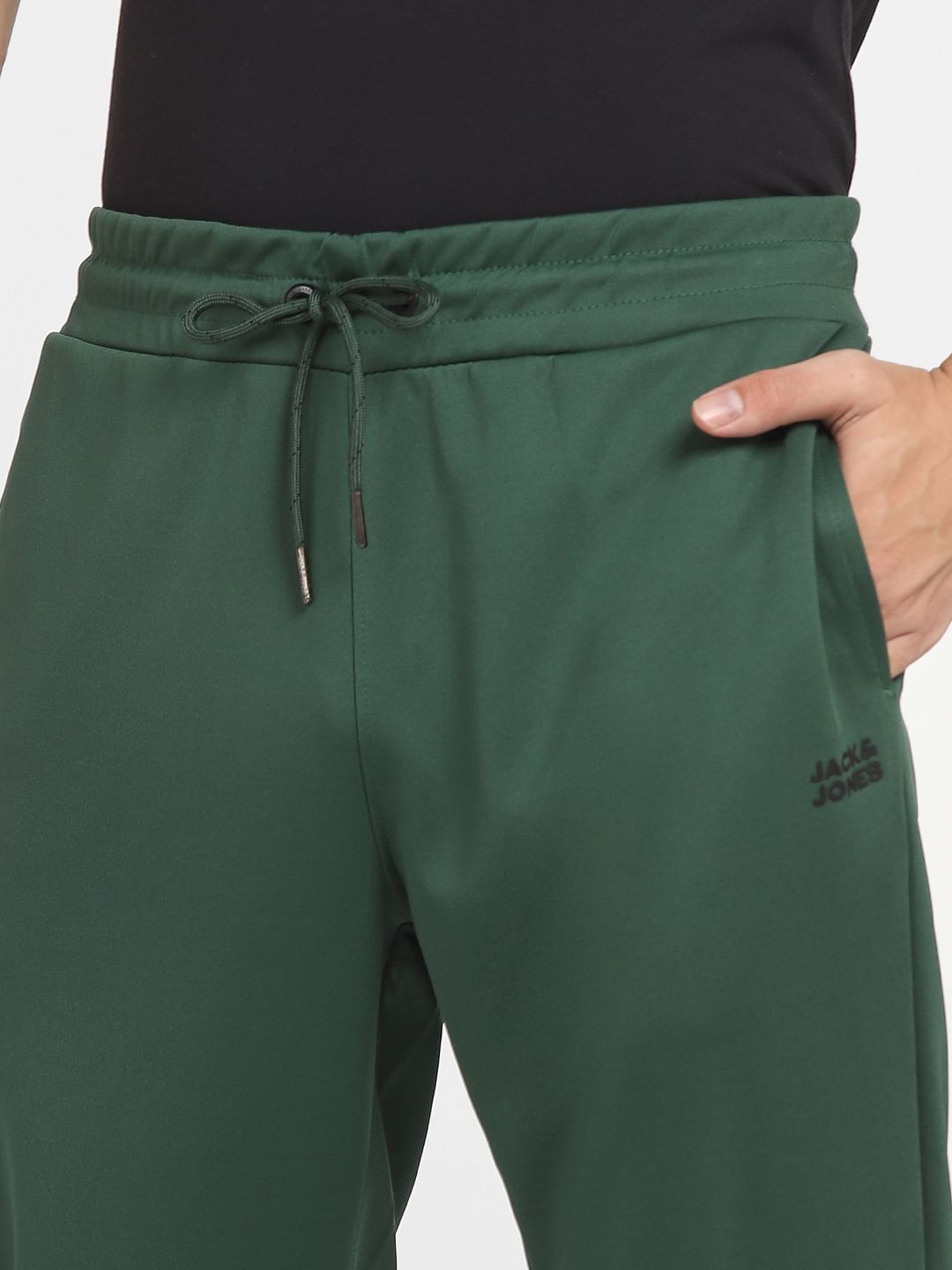 Green Logo Print Tracksuit