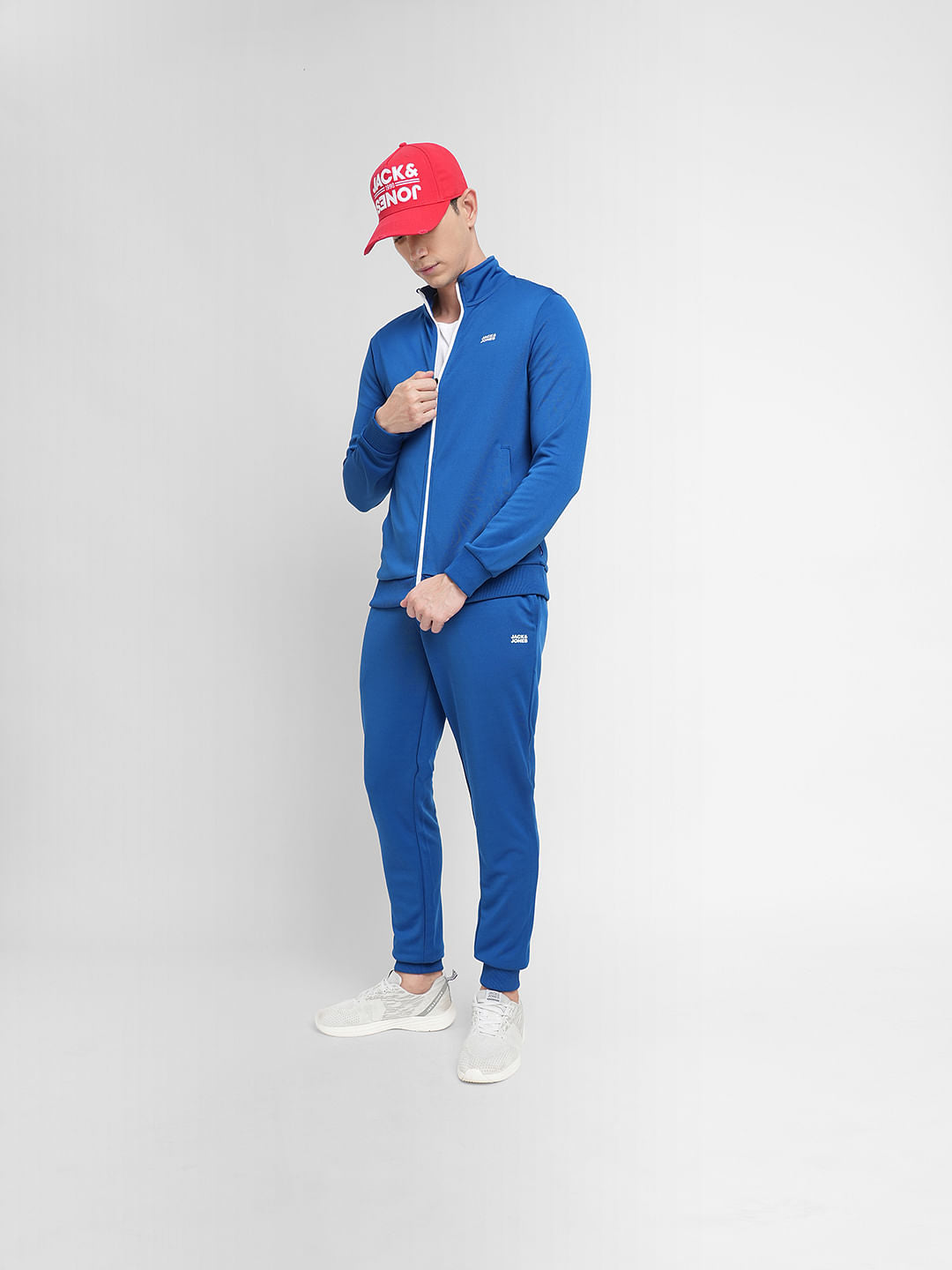 Blue Logo Print Tracksuit