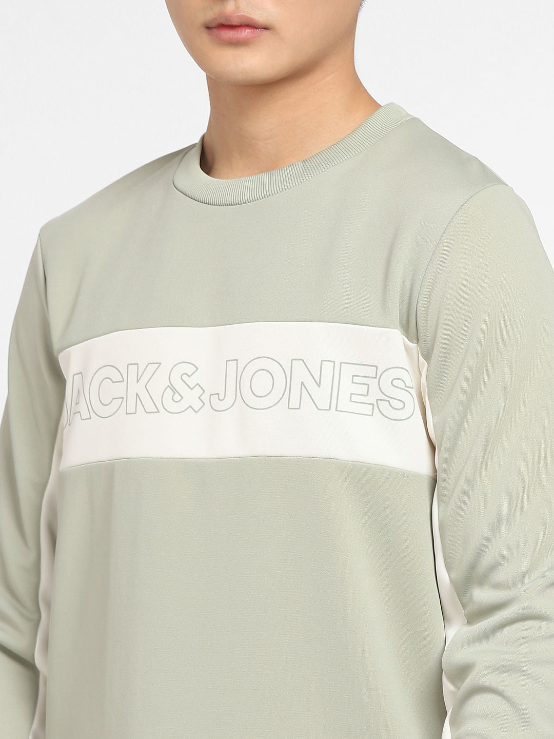 Green Logo Print Tracksuit