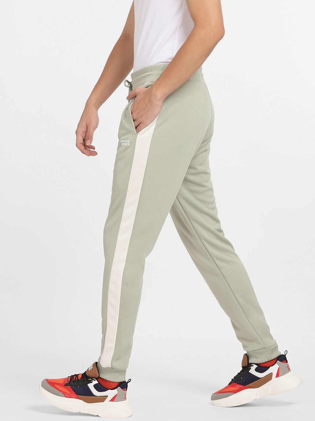 Green Logo Print Tracksuit