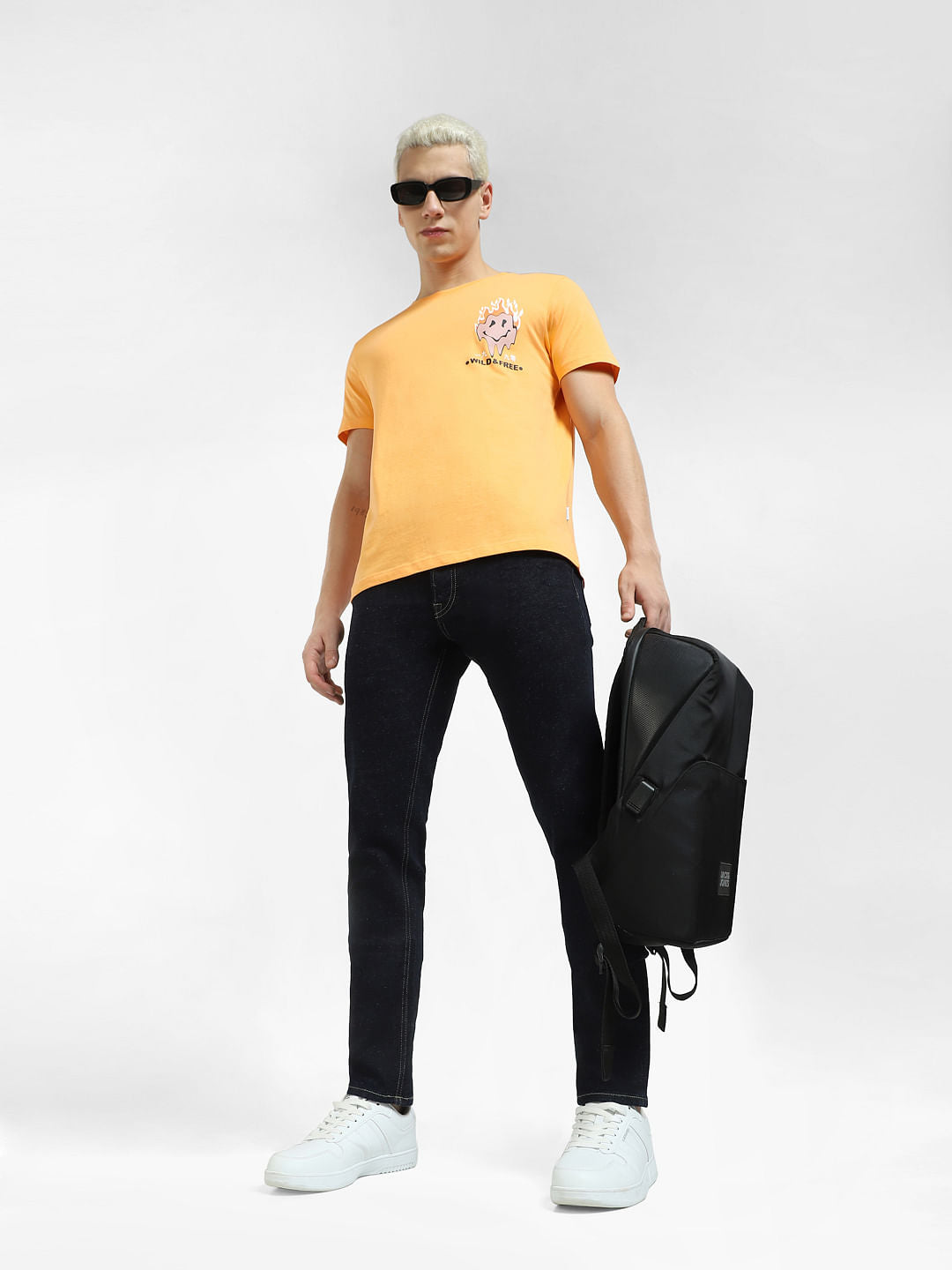 Dark Blue Low Rise Glenn Slim Jeans