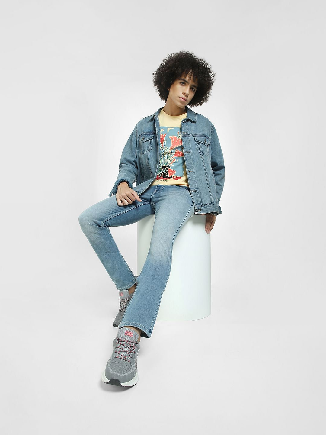 Light Blue Low Rise Glenn Slim Fit Jeans