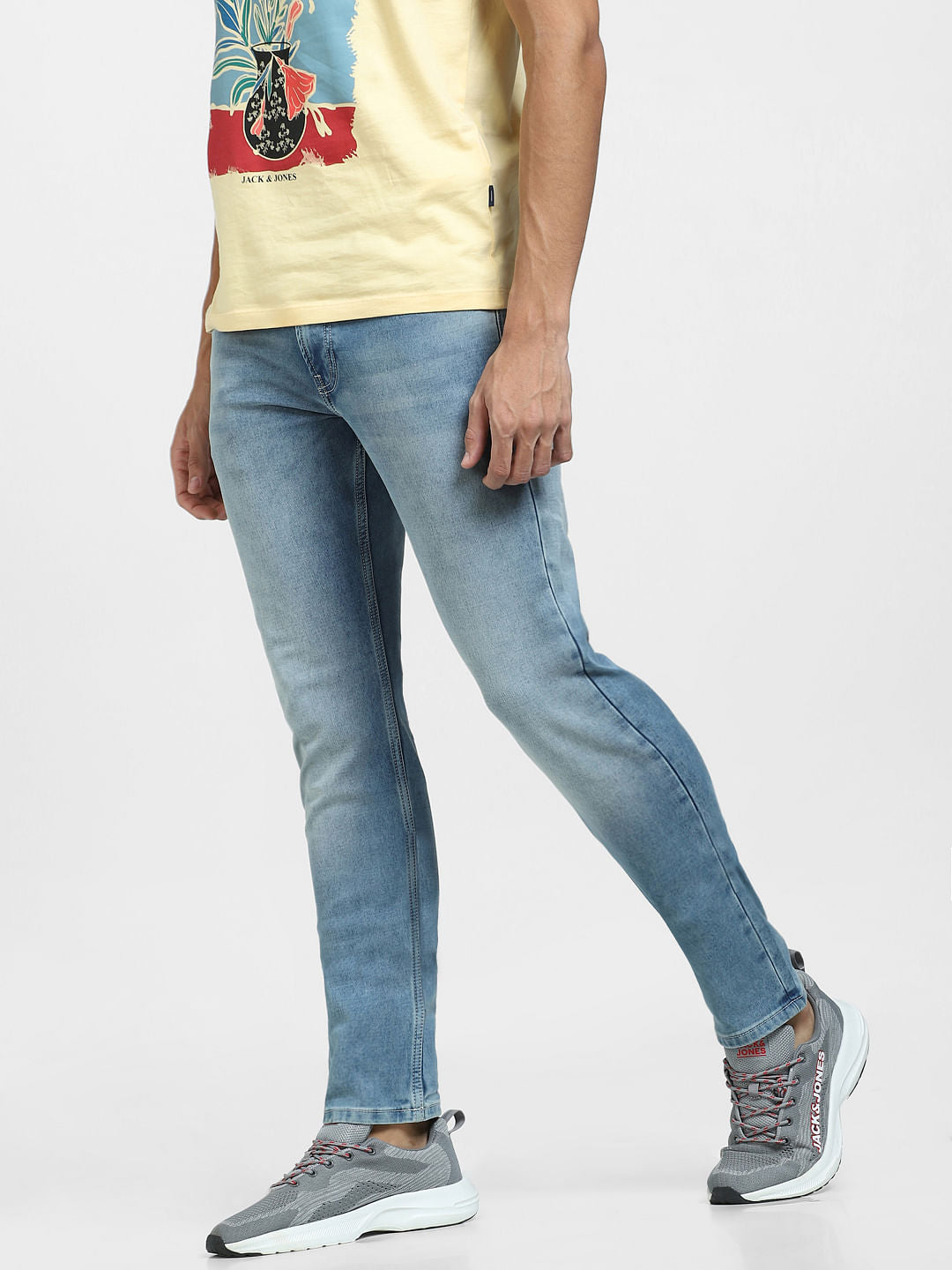 Light Blue Low Rise Glenn Slim Fit Jeans