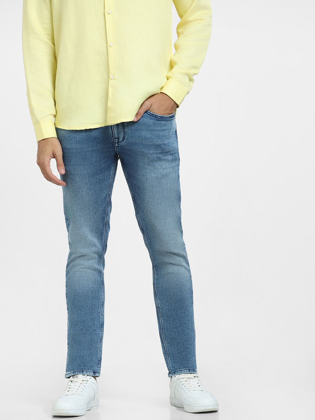 Blue Low Rise Ben Skinny Jeans