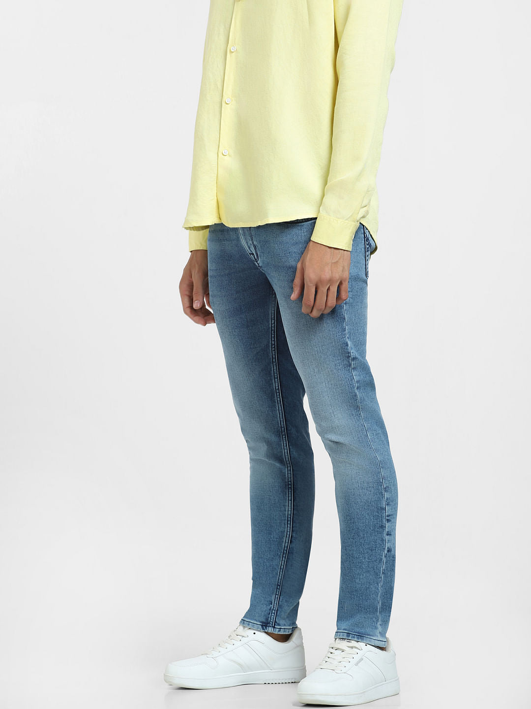 Blue Low Rise Ben Skinny Jeans