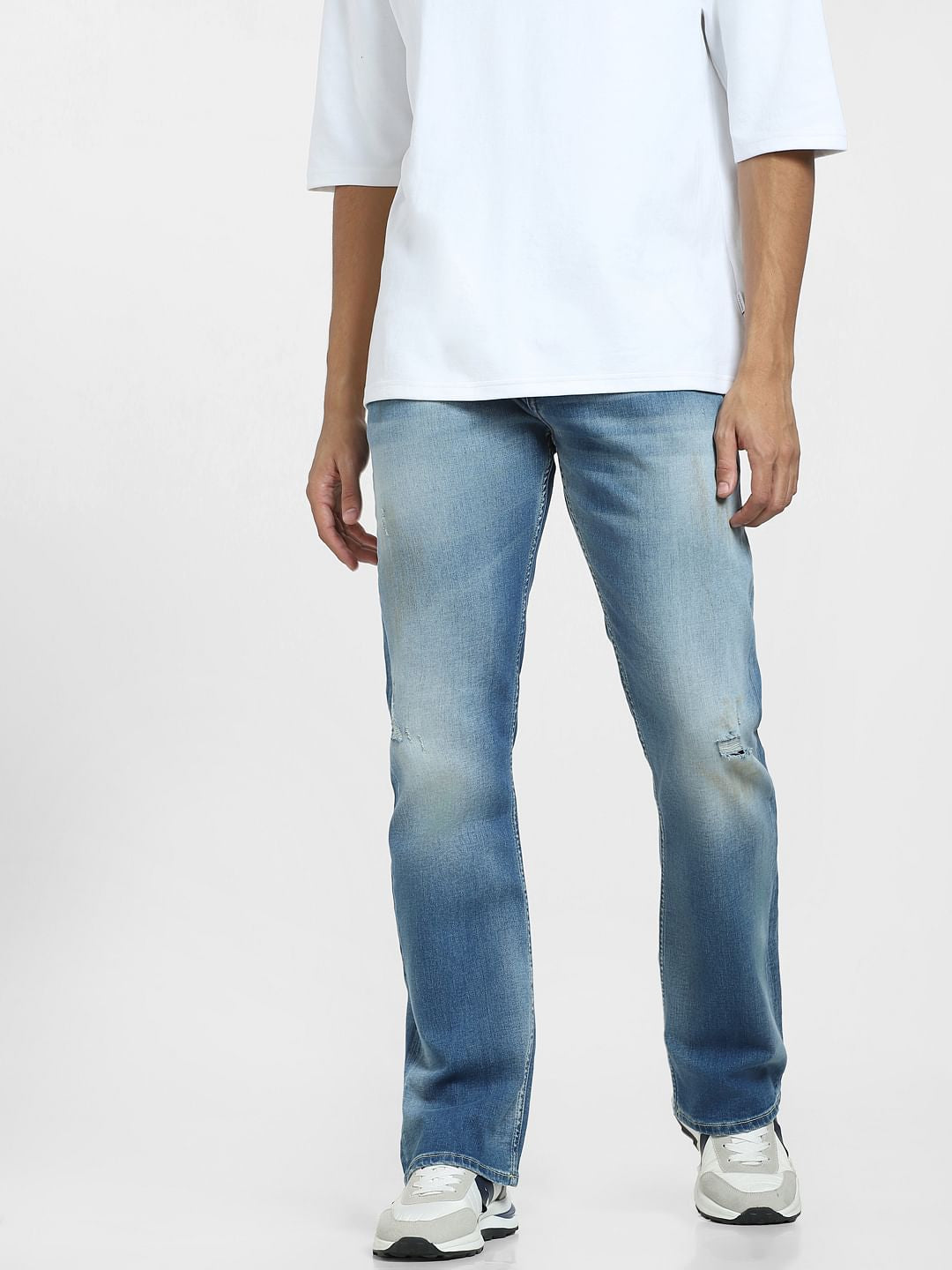 Blue Washed Ray Bootcut Jeans