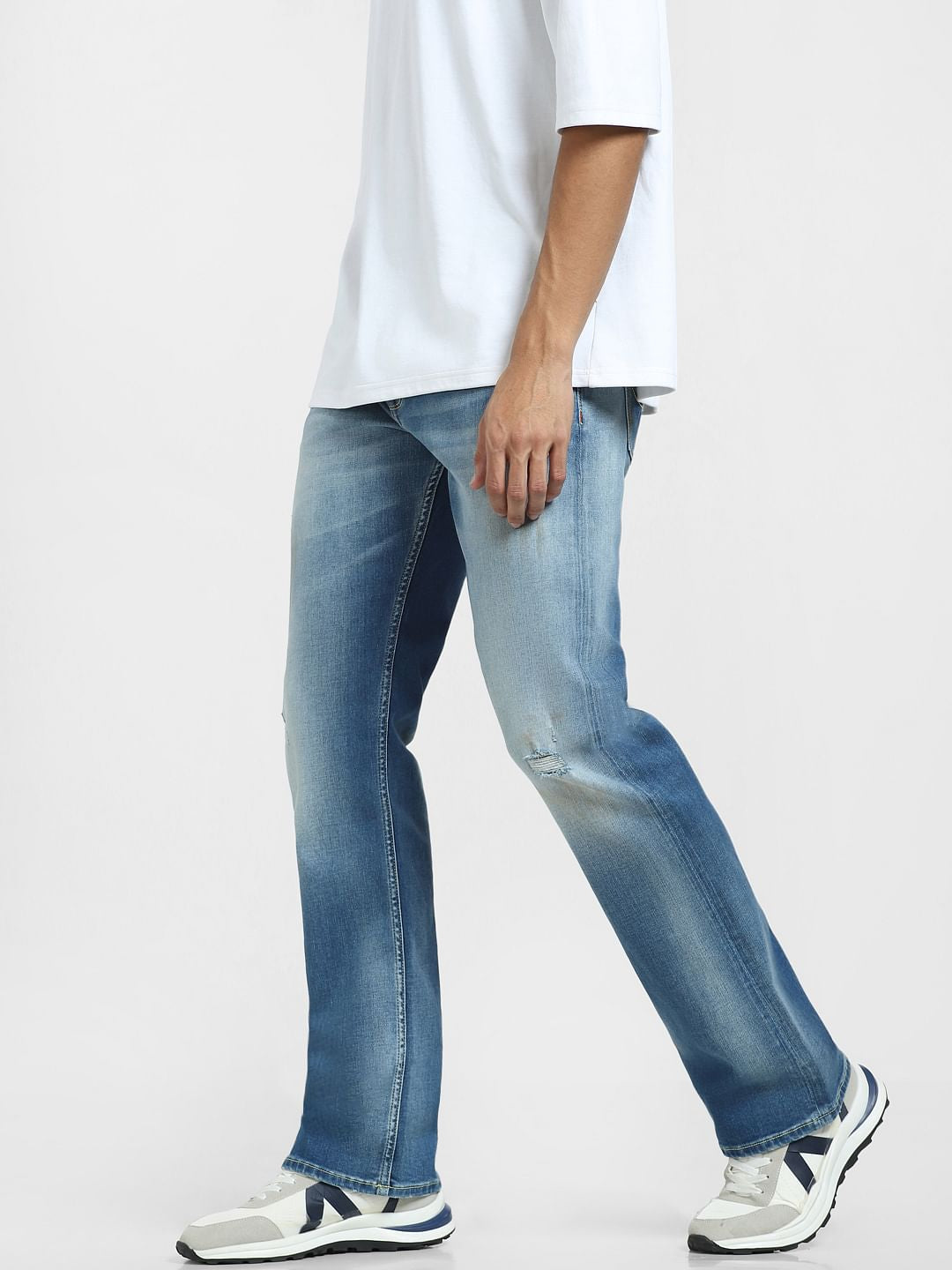 Blue Washed Ray Bootcut Jeans