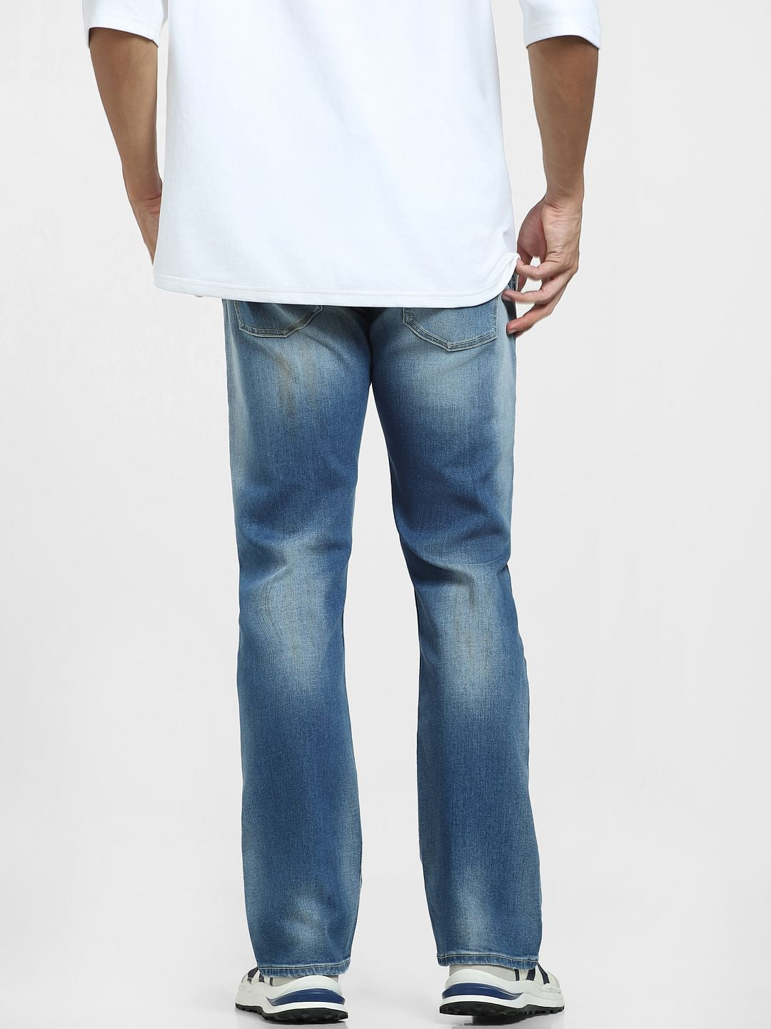 Blue Washed Ray Bootcut Jeans